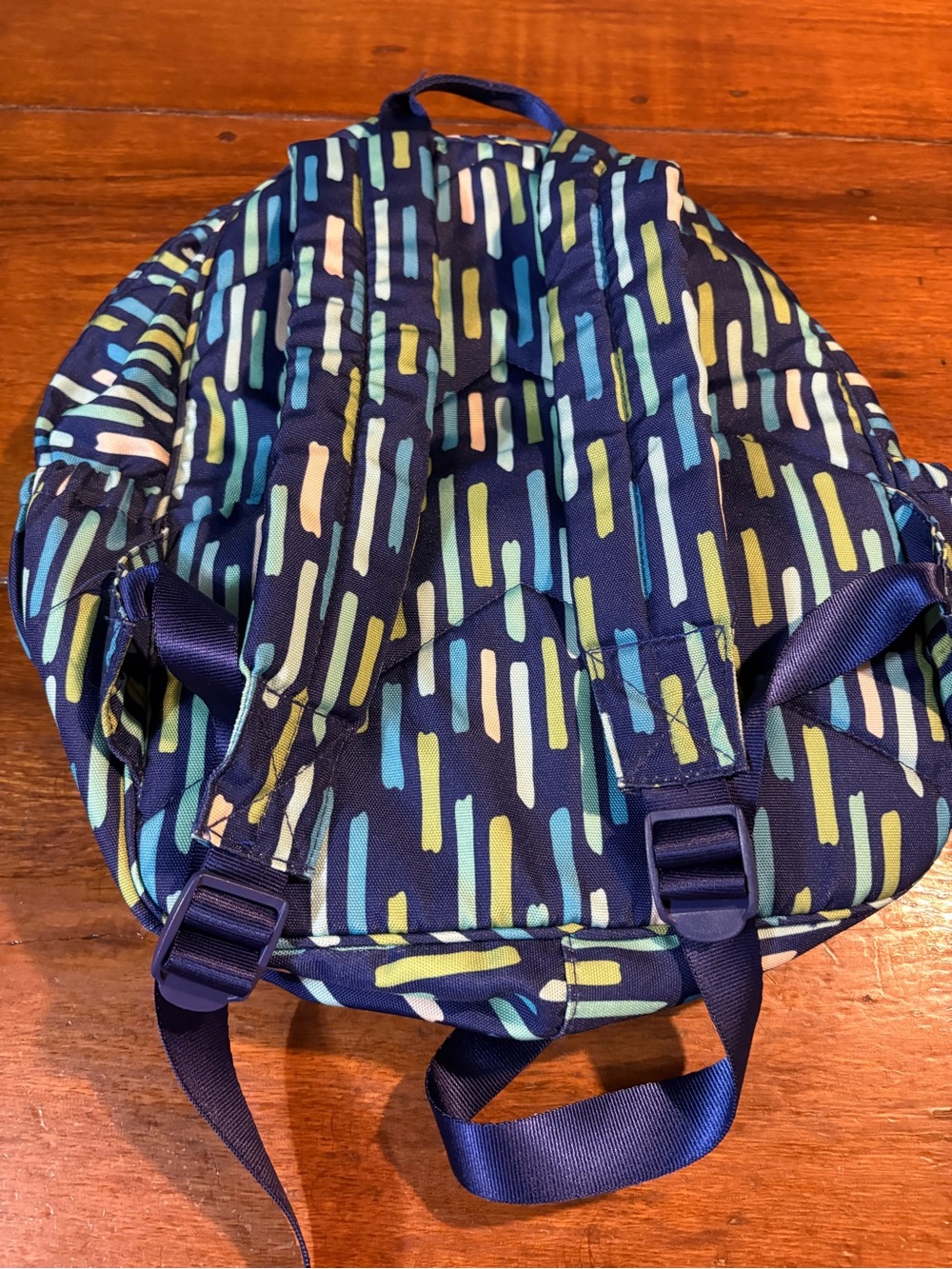 Vera Bradley Navy Multi-Color Dash Backpack - Picture 3 of 5